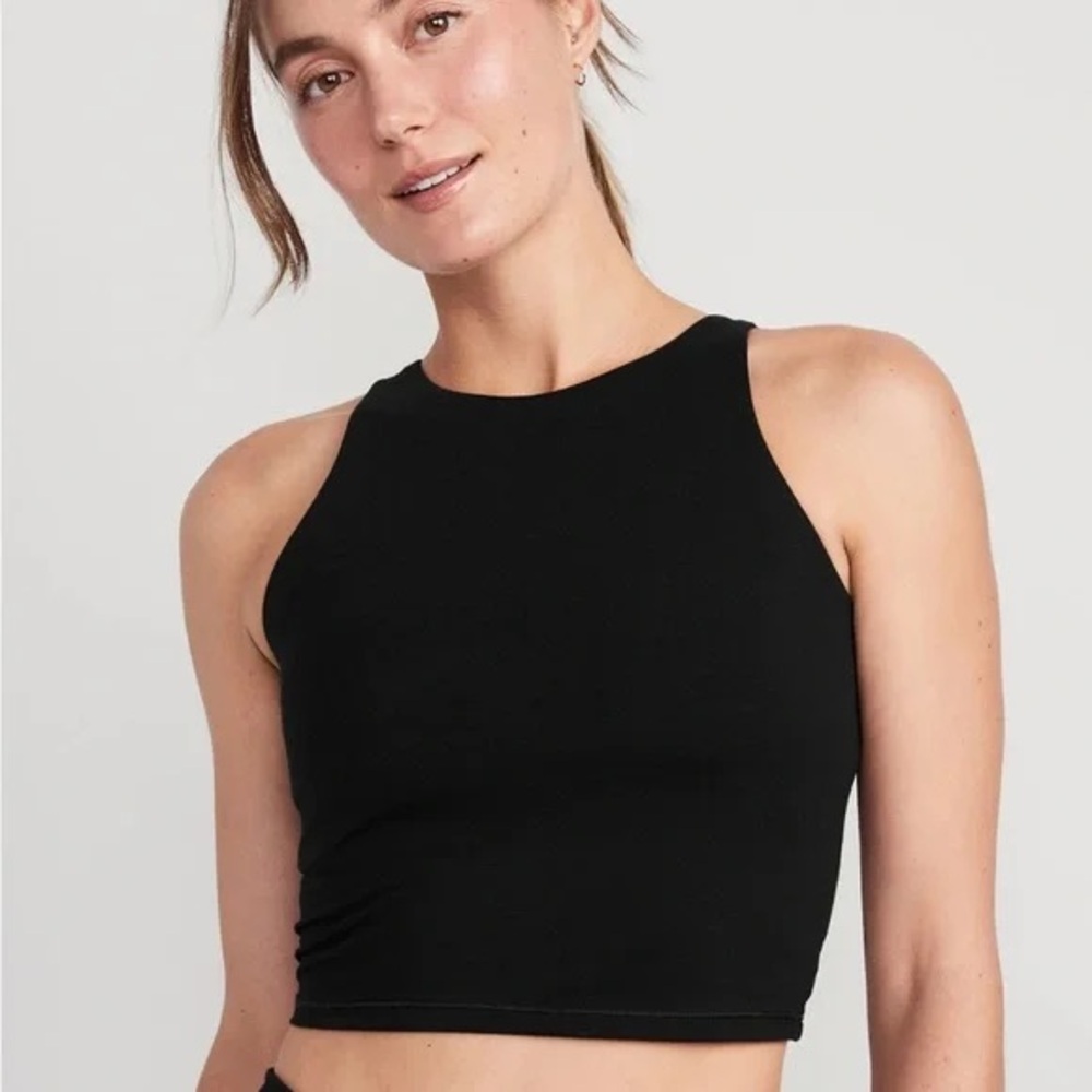 Old Navy Black long line sports bra